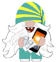 Heavy Rain Gnome Sticker