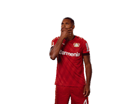 Bayer 04 Thinking Sticker by Bayer 04 Leverkusen