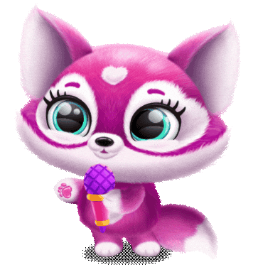 Pink Singing Sticker by TutoTOONS