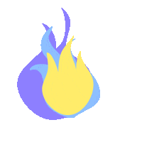 Fire Llama Sticker