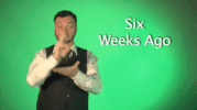sign language six weeks ago GIF by Sign with Robert