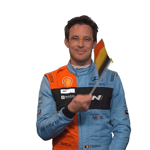 Thierry Neuville Belgium Sticker by FIA World Rally Championship