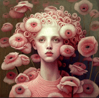 Flower Girl Art GIF by Maryanne Chisholm - MCArtist