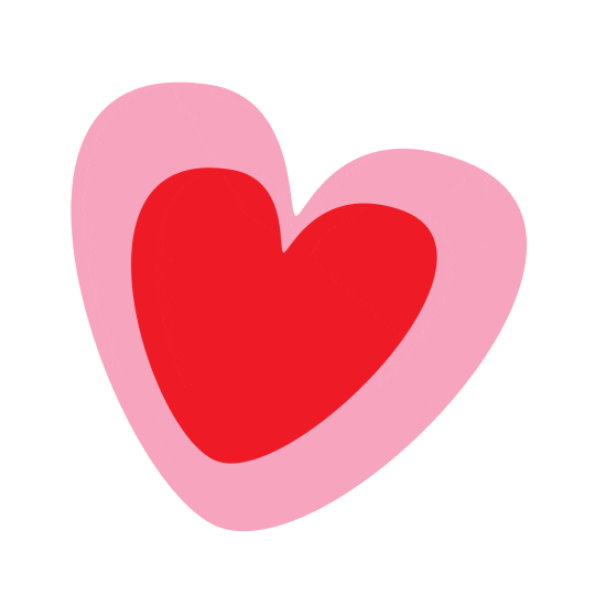 Pink And Red Love Sticker