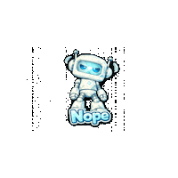 Robot No Sticker by Digi 995
