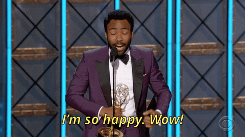 Happy Donald Glover GIF by Emmys