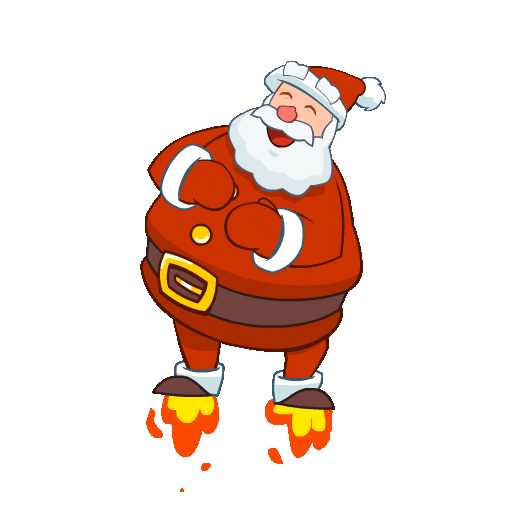 Merry Christmas Fun Sticker by Om Nom