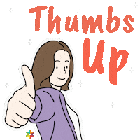 Good Morning Thumbs Up Sticker by Kreativv