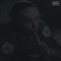 Be Quiet Zahn Mcclarnon GIF by AMC Networks