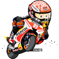 Race Motor Sticker by Kubus Digital
