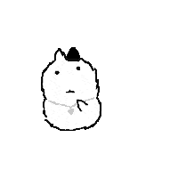 neujeok 냥이 눈멍이 느적 neujeok Sticker
