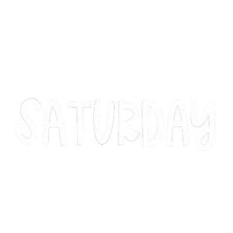 Days Of The Week Saturday Sticker