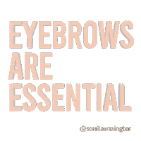 Eyebrow Eyelash Sticker by sorellawaxbar