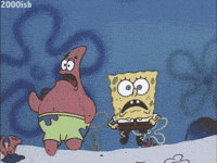 Spongebob Squarepants Running GIF