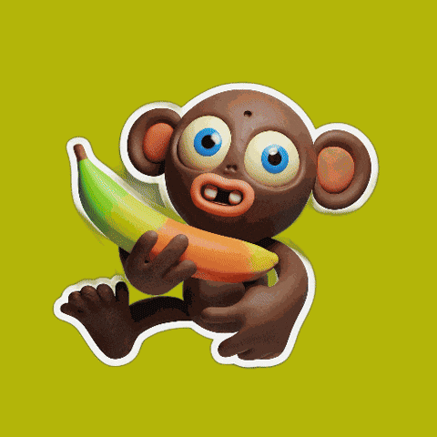 Hungry Monkey GIF