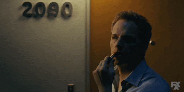kissing chris geere GIF by You're The Worst 