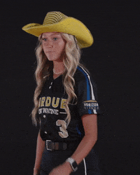 Softball Cowgirl GIF by Purdue Fort Wayne Athletics