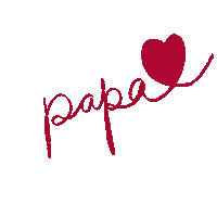 Fathers Day Heart Sticker