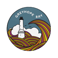 Greyhopebay greyhopebay greyhope bay torrybattery torry battery Sticker