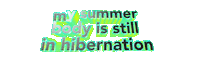 summer text Sticker