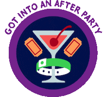 Comic Con After Party Sticker by Con Rangers