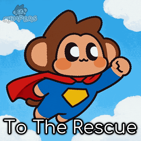 Flying On My Way GIF by Chimpers