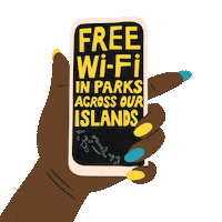 Tropical Island Vacation Sticker by Bahamas Forward