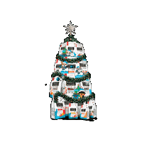 Christmas Gatos Sticker by Pet Nutri