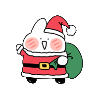 Santa Claus Snow Sticker
