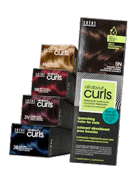 zotosprofessional curly curls curly hair hair color Sticker