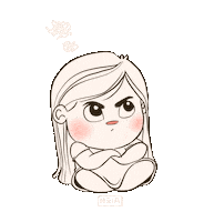 andrearendonf angry mad enojada enfado Sticker