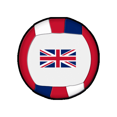 United Kingdom Ball Sticker by Swiss Dodgeball