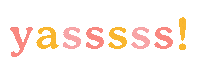 Yas Sticker by SarahRaanan