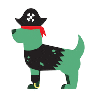 Abraham Lincoln Dog Sticker by Moe's Healthy Pets
