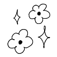 Flower Wink Sticker