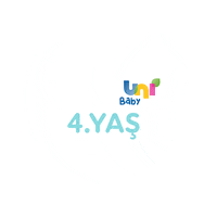 4 Yas Sticker by Uni Baby Ailesi