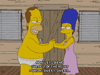 kissing homer simpson GIF
