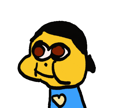 Chewing Chew Sticker