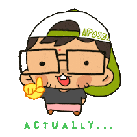 Glasses Nerd Sticker by AJ