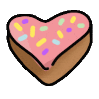 clubdegenias heart sweet chocolate candy Sticker