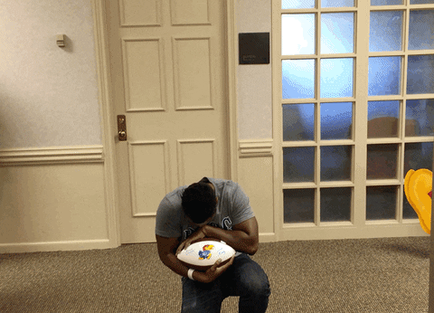 kualumni giphyupload football rockchalk rcjh GIF