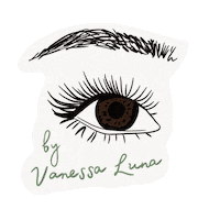 Lunamarbb babe brows microblading lunamarbeauty Sticker
