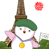 Number One Win Sticker by Pudgy Penguins