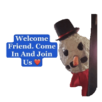 Friend Greeting Sticker by Freaky The Scary Snowman