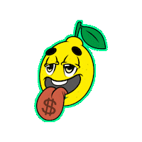 Money Lemon Sticker by Enkreprinte