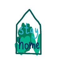 Home Plants Sticker by annaottlik