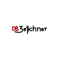 DeutscheBahnDBZeichner logo db deutsche bahn zeichner Sticker