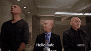 blunt talk hello GIF by Patrick Stewart