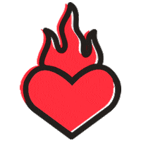 Heart Rainbow Sticker by sherrie-storor