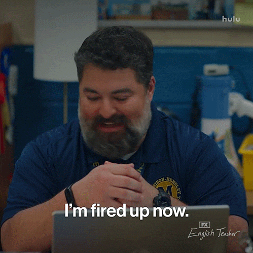 Excited Pumped Up GIF by English Teacher FX